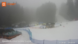 Skiareál Mariánky - Dolní stanice lanovky - 25.2.2026 v 11:30