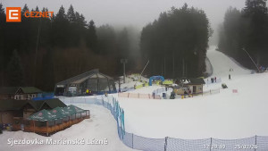 Skiareál Mariánky - Dolní stanice lanovky - 25.2.2026 v 12:30