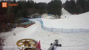 Skiareál Mariánky - Dolní stanice lanovky - 25.2.2026 v 13:15