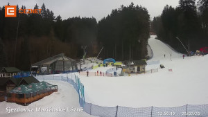 Skiareál Mariánky - Dolní stanice lanovky - 25.2.2026 v 14:00