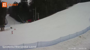 Skiareál Mariánky - Dolní stanice lanovky - 25.2.2026 v 14:15