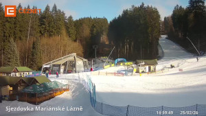 Skiareál Mariánky - Dolní stanice lanovky - 25.2.2026 v 15:00
