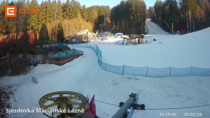 Skiareál Mariánky - Dolní stanice lanovky - 25.2.2026 v 15:30