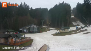 Skiareál Mariánky - Dolní stanice lanovky - 12.4.2026 v 07:45