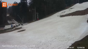 Skiareál Mariánky - Dolní stanice lanovky - 12.4.2026 v 09:45