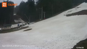Skiareál Mariánky - Dolní stanice lanovky - 12.4.2026 v 16:45