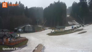Skiareál Mariánky - Dolní stanice lanovky - 12.4.2026 v 18:45