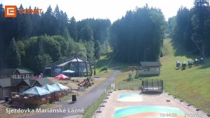 Skiareál Mariánky - Dolní stanice lanovky - 31.7.2026 v 10:45 Skiareál Mariánky - Dolní stanice lanovky - 31.7.2026 v 10:45
