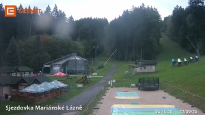 Ośrodek narciarski Mariánky - Dolna stacja kolejki linowej - 22.9.2026 v 06:45 Ośrodek narciarski Mariánky - Dolna stacja kolejki linowej - 22.9.2026 v 06:45