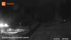 Skigebiet Mariánky - Untere Seilbahnstation - 30.10.2026 v 02:45 Skigebiet Mariánky - Untere Seilbahnstation - 30.10.2026 v 02:45
