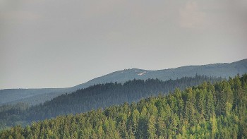 Ski resort at Sach's spring