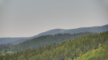 Ski resort at Sach's spring