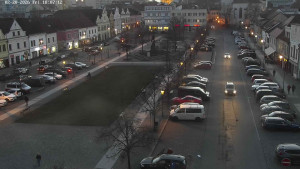 Město Beroun - Husovo náměstí - 20.2.2026 v 17:45