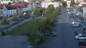 Stadt Beroun - Hus-Platz - 16.6.2026 v 06:45 Stadt Beroun - Hus-Platz - 16.6.2026 v 06:45
