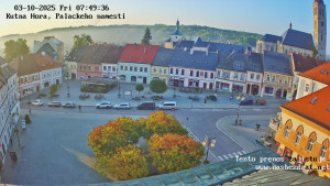 Město Kutná Hora - Palackého náměstí - 3.10.2025 v 07:50