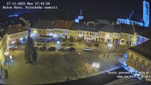 Město Kutná Hora - Palackého náměstí - 17.11.2025 v 17:45 Město Kutná Hora - Palackého náměstí - 17.11.2025 v 17:45