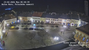 Město Kutná Hora - Palackého náměstí - 23.2.2026 v 05:45 Město Kutná Hora - Palackého náměstí - 23.2.2026 v 05:45