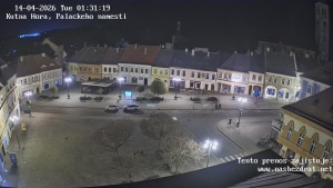 Město Kutná Hora - Palackého náměstí - 14.4.2026 v 01:31 Město Kutná Hora - Palackého náměstí - 14.4.2026 v 01:31