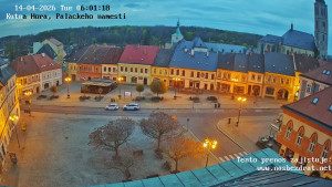 Město Kutná Hora - Palackého náměstí - 14.4.2026 v 06:01 Město Kutná Hora - Palackého náměstí - 14.4.2026 v 06:01
