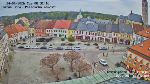 Město Kutná Hora - Palackého náměstí - 14.4.2026 v 08:31 Město Kutná Hora - Palackého náměstí - 14.4.2026 v 08:31