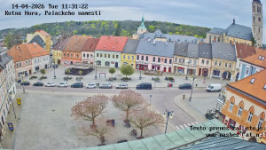 Město Kutná Hora - Palackého náměstí - 14.4.2026 v 11:31 Město Kutná Hora - Palackého náměstí - 14.4.2026 v 11:31