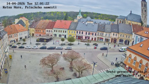 Město Kutná Hora - Palackého náměstí - 14.4.2026 v 12:01 Město Kutná Hora - Palackého náměstí - 14.4.2026 v 12:01