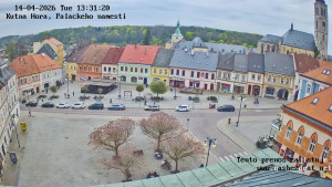 Město Kutná Hora - Palackého náměstí - 14.4.2026 v 13:31 Město Kutná Hora - Palackého náměstí - 14.4.2026 v 13:31