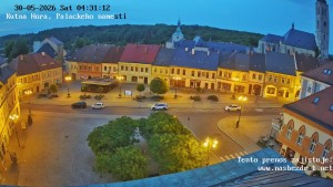 Město Kutná Hora - Palackého náměstí - 30.5.2026 v 04:31