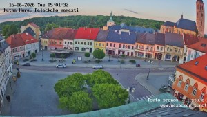 Město Kutná Hora - Palackého náměstí - 16.6.2026 v 05:01 Město Kutná Hora - Palackého náměstí - 16.6.2026 v 05:01