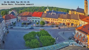 Město Kutná Hora - Palackého náměstí - 16.6.2026 v 05:31 Město Kutná Hora - Palackého náměstí - 16.6.2026 v 05:31