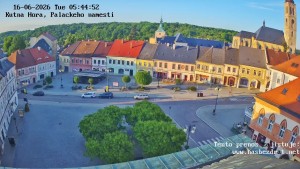 Město Kutná Hora - Palackého náměstí - 16.6.2026 v 05:45 Město Kutná Hora - Palackého náměstí - 16.6.2026 v 05:45