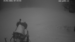 Ski snowpark Harusův kopec - Harusák - Sjezdovka - 14.1.2026 v 07:15