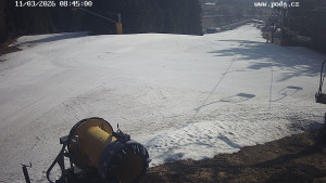 Ski snowpark Harusův kopec - Harusák - Sjezdovka - 11.3.2026 v 08:45