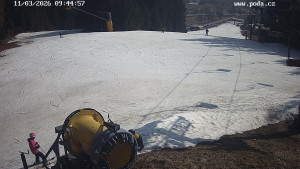 Ski snowpark Harusův kopec - Harusák - Sjezdovka - 11.3.2026 v 09:45