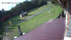 Boarding the ski lift