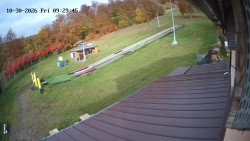Boarding the ski lift