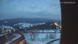 Panorama západ