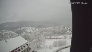 Město Hora Svaté Kateřiny - Panorama západ - 1.2.2026 v 10:45