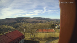 Panorama západ