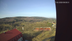 Panorama západ