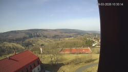 Panorama západ