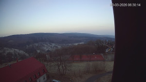 Město Hora Svaté Kateřiny - Panorama západ - 20.3.2026 v 06:30