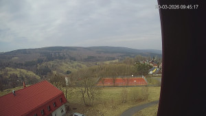 Město Hora Svaté Kateřiny - Panorama západ - 20.3.2026 v 09:45