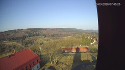 Panorama západ