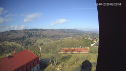 Panorama západ