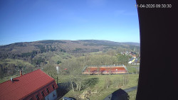 Panorama západ