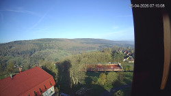 Panorama západ