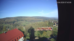 Panorama západ