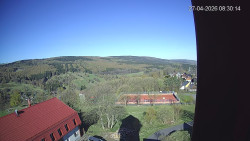 Panorama západ