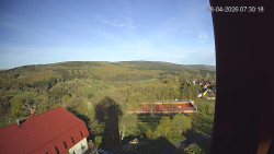 Panorama západ